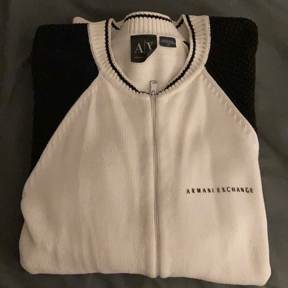 Armani Exchange men’s zip up sweater. - Picture 4 of 4